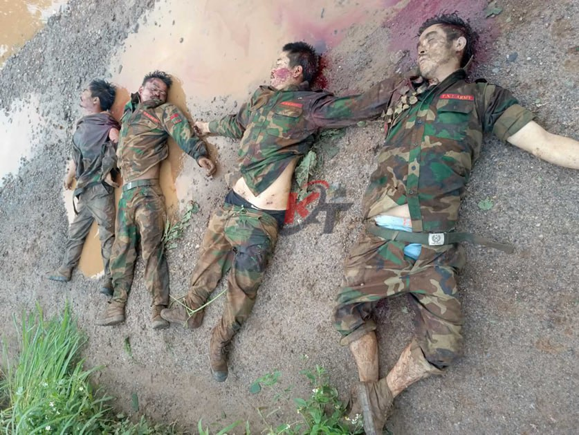 ရန်သူခံစစ်ဆင်ထားသည့်နေရာများအား သိမ်းပိုက်ရရှိ (နောင်ချို)