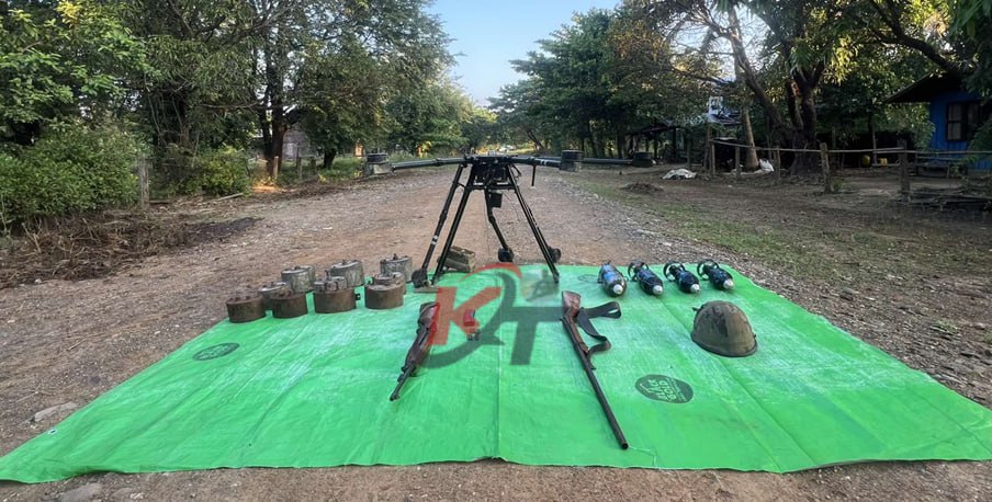 အကြမ်းဖက် PDF များရဲ့ အလောင်း/လက်နက်နှင့် ဒရုန်းအားသိမ်းဆည်းရရှိ