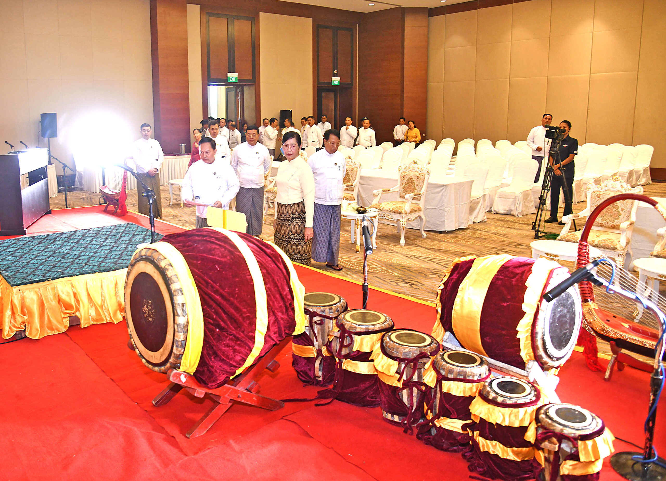 ဒုတိယသမ္မတ ဒေါ်နန်းနီနီအေး (၂၇)ကြိမ်မြောက် မြန်မာ့ရိုးရာယဉ်ကျေးမှု အဆို၊ အက၊ အရေး၊ အတီးပြိုင်ပွဲအောင်မြင်စွာကျင်းပနိုင်ရေး ပြင်ဆင်ဆောင်ရွက်ထားရှိမှုကြည့်ရှုစစ်ဆေး