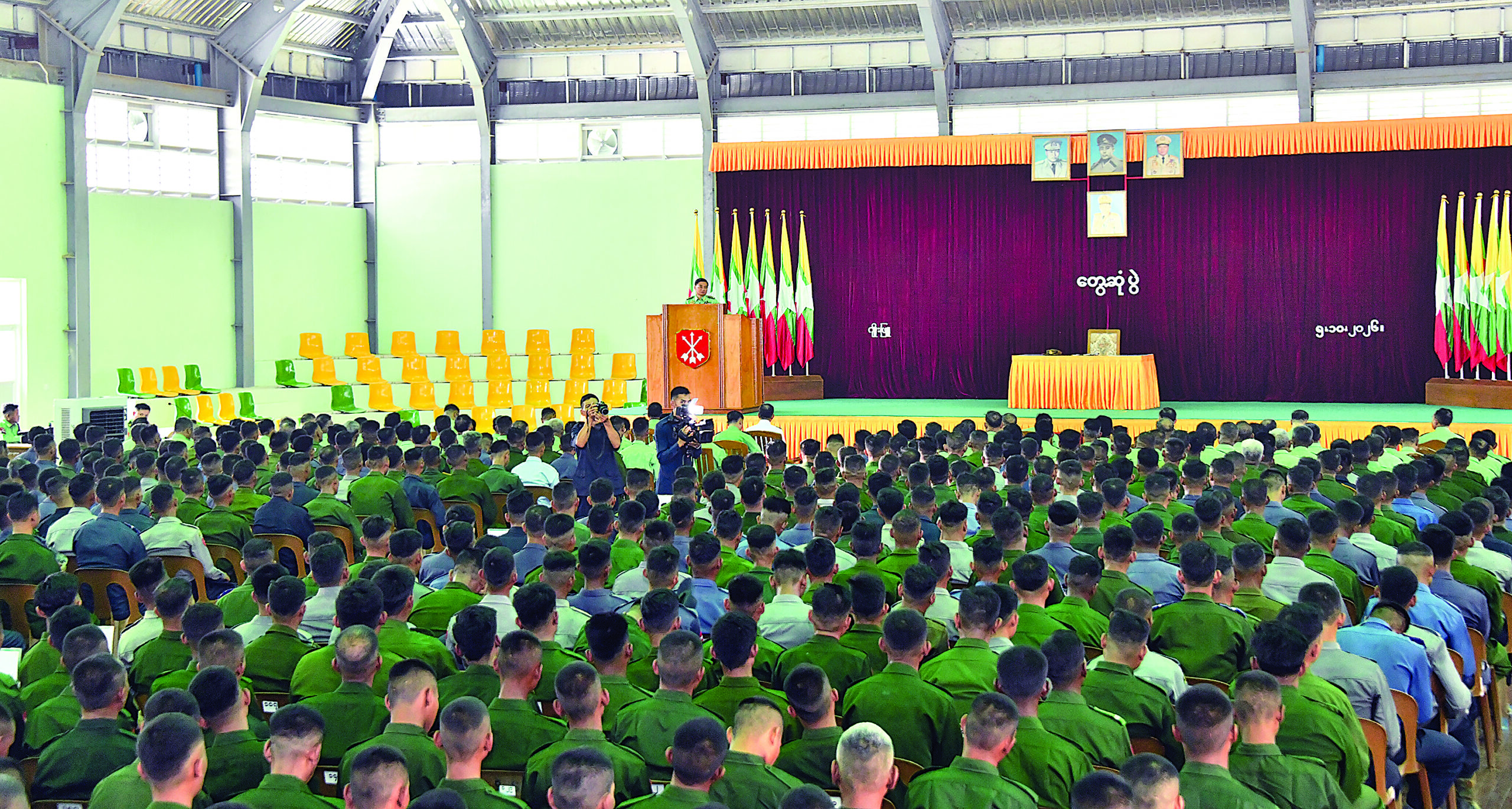 ဒုတိယတပ်မတော်ကာကွယ်ရေးဦးစီးချုပ် ကာကွယ်ရေးဦးစီးချုပ်(ကြည်း) ဗိုလ်ချုပ်ကြီးကျော်စွာလင်း တိုက်ကြီးတပ်နယ်၊ အင်းတိုင်တပ်နယ်၊ ရဲမွန်တပ်နယ်တို့ရှိ သင်တန်းကျောင်းများအား လှည့်လည်ကြည့်ရှုစစ်ဆေး